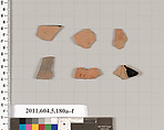 Terracotta fragments of kylikes (drinking cups), Terracotta, Greek, Attic