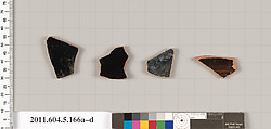 Terracotta fragments of kylikes (drinking cups), Terracotta, Greek, Attic