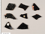 Terracotta fragments of kylikes (drinking cups), Terracotta, Greek, Attic
