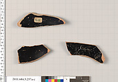 Terracotta fragments of kylikes (drinking cups), Terracotta, Greek, Attic
