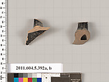 Terracotta fragments of kylikes (drinking cups), Terracotta, Greek, Attic