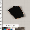 Terracotta rim fragment of a kylix (drinking cup), Terracotta, Greek, Attic