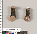 Terracotta fragments of kylikes (drinking cups), Terracotta, Greek, Attic