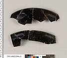 Terracotta rim fragments of kylikes (drinking cups), Terracotta, Greek, Attic