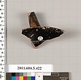 Terracotta rim fragment of a kylix (drinking cup), Terracotta, Greek, Attic