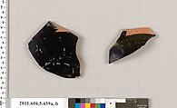 Terracotta fragments of kylikes (drinking cups), Terracotta, Greek, Attic