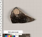 Terracotta rim fragment of a kylix, Terracotta, Unknown fabric