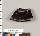 Terracotta fragment of a plate?, Terracotta, Greek, Attic