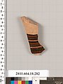 Terracotta fragment of a Genucilia plate, Terracotta, Etruscan, Genucilia