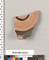 Terracotta fragment of a bowl, Terracotta, Unknown fabric