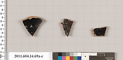 Terracotta fragments of kylikes (drinking cups), Terracotta, Unknown fabric