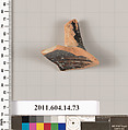 Terracotta fragment of a kylix (drinking cup), Terracotta, Unknown fabric