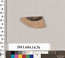Terracotta fragment of a kylix (drinking cup)?, Terracotta, Unknown fabric