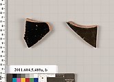 Terracotta fragments of kylikes (drinking cups), Terracotta, Greek, Attic
