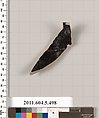 Terracotta rim fragment of a kylix (drinking cup)?, Terracotta, Greek, Attic