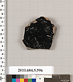 Terracotta fragment of a kylix (drinking cup)?, Terracotta, Greek, Attic