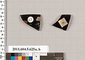 Terracotta rim fragments of kylikes (drinking cups), Terracotta, Greek, Attic