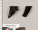 Terracotta rim fragments of kylikes (drinking cups), Terracotta, Greek, Attic