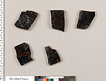 Terracotta fragments of kylikes (drinking cups), Terracotta, Greek, Attic