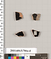 Terracotta fragments of kylikes (drinking cups), Terracotta, Greek, Attic