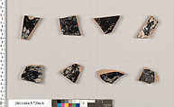 Terracotta Fragments Of Kylikes (drinking Cups) 