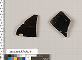 Terracotta fragments of kylikes (drinking cups), Terracotta, Greek, Attic