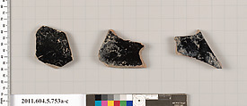 Terracotta fragments of kylikes (drinking cups), Terracotta, Greek, Attic