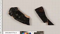 Terracotta fragments of kylikes (drinking cups), Terracotta, Greek, Attic