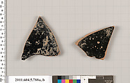 Terracotta fragments of kylikes (drinking cups), Terracotta, Greek, Attic