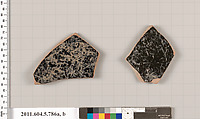 Terracotta fragments of kylikes (drinking cups), Terracotta, Greek, Attic