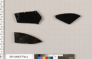 Terracotta fragments of kylikes (drinking cups), Terracotta, Greek, Attic