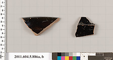 Terracotta fragments of kylikes (drinking cups), Terracotta, Greek, Attic
