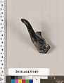 Terracotta rim fragment of a kylix (drinking cup), Terracotta, Greek, Attic
