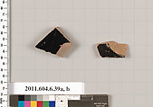 Terracotta fragments of closed shapes, Terracotta, Greek, Attic