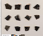 Terracotta fragments of kylikes (drinking cups), Terracotta, Greek, Attic