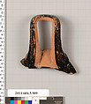Terracotta fragment of a kylix (drinking cup), Terracotta, Greek, Attic
