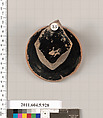 Terracotta fragment of a kylix (drinking cup), Terracotta, Greek, Attic