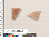 Terracotta fragments of closed shapes, Terracotta, Greek, Attic