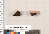 Terracotta fragments of undetermined shapes, Terracotta, Greek, Attic