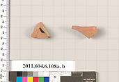 Terracotta fragments of undetermined shapes, Terracotta, Greek, Attic