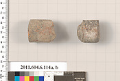 Terracotta fragments of undetermined shapes, Terracotta, Greek, Attic