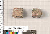 Terracotta fragments of undetermined shapes, Terracotta, Greek, Attic