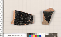 Terracotta fragments of closed shapes, Terracotta, Greek, Attic