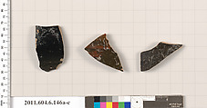 Terracotta fragments of open shapes, Terracotta, Greek, Attic