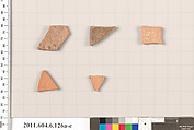 Terracotta fragments of closed shapes, Terracotta, Greek, Attic