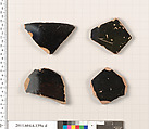 Terracotta fragments of open shapes, Terracotta, Greek, Attic