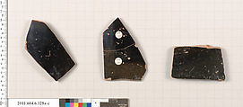 Terracotta fragments of open shapes, Terracotta, Greek, Attic