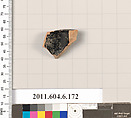 Terracotta fragment of an oinochoe (jug), Terracotta, Greek, Attic