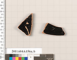 Terracotta fragments of open shapes, Terracotta, Greek, Attic