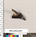 Terracotta rim fragment of a skyphos (deep drinking cup)?, Terracotta, Greek, Attic
